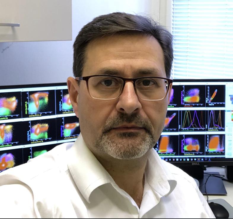 Assoc. Prof. Iuri Marinov, MD, PhD. Head of Flow Cytometry Laboratory, Institute of Hematology and Blood Transfusion Clinical Department, Prague, Czech Republic.